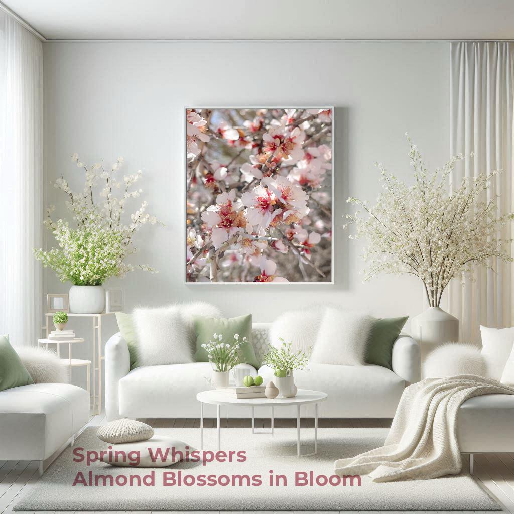 Almond Blossom Printable Wall Art | Calm Nature-Inspired Home Decor